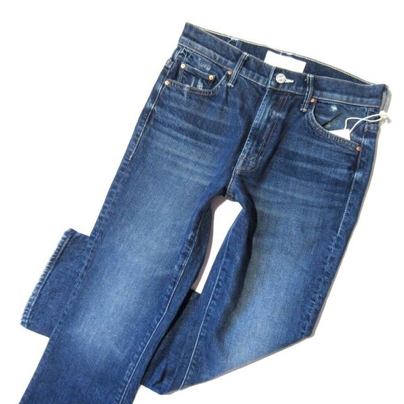NWT Mother Superior The Insider Ankle in Mile High Crop Bootcut Jeans 27 $295 - Picture 2 of 6